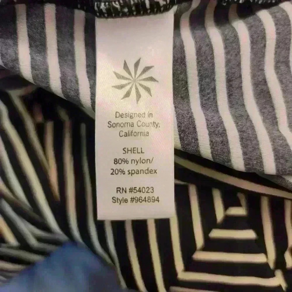 Athleta Striped Shell Top - Picture 8 of 9